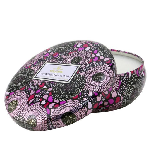 Voluspa 3 Wick Decorative Tin Candle - Japanese Plum Bloom 340g/12oz