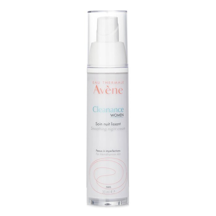 Avene Cleanance WOMEN Smoothing Night Cream - For Blemish-Prone Skin 30ml/1oz