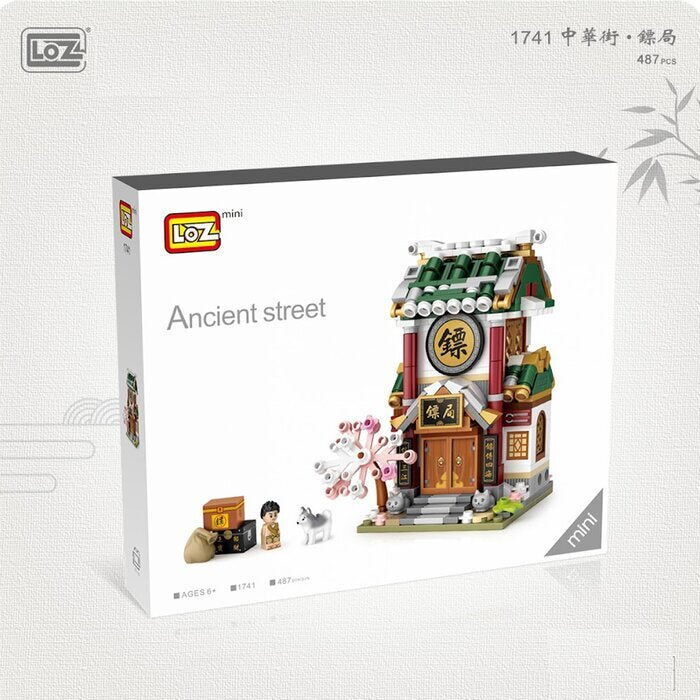 LOZ Ancient China Street Series - Guild Building Bricks Set 22 x 19 x 5 cm