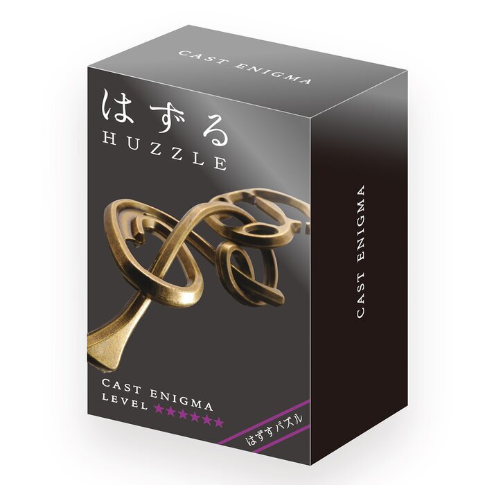 Broadway Toys Hanayama | Enigma Hanayama Metal Brainteaser Puzzle Mensa Rated Level 5 75*119*45 mm