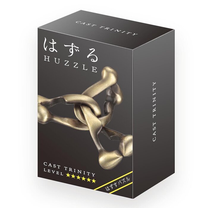 Broadway Toys Hanayama | Trinity Hanayama Metal Brainteaser Puzzle Mensa Rated Level 6 75*119*45 mm