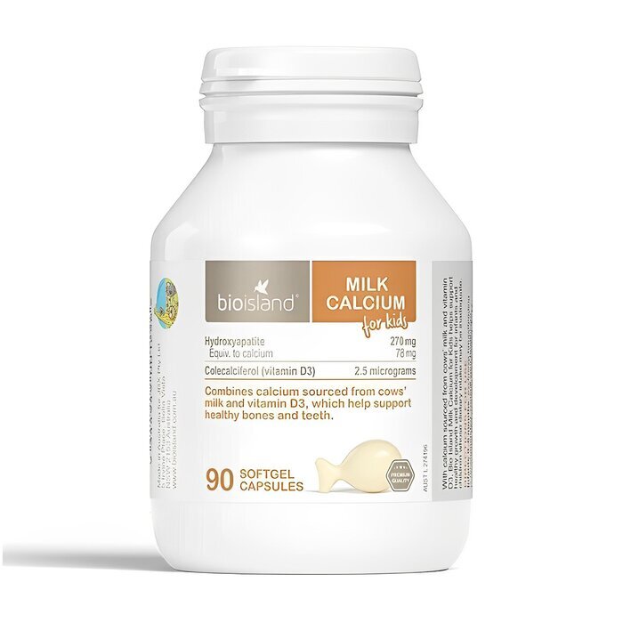 Bioisland Milk Calcium - 90 Capsules 90pcs