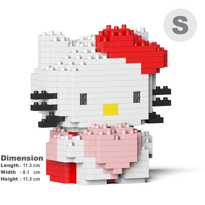 Jekca Hello Kitty 08S Building Bricks Set 11x8x11cm