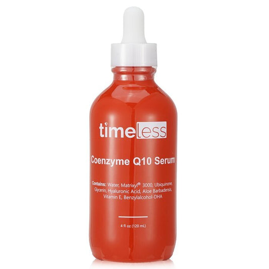 Timeless Skin Care Coenzyme Q10 Serum + Matrixyl 3000 + Hyaluronic Acid (Refill) 120ml/4oz