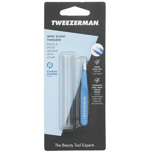 Tweezerman Mini Slant Tweezer - Bahama Blue