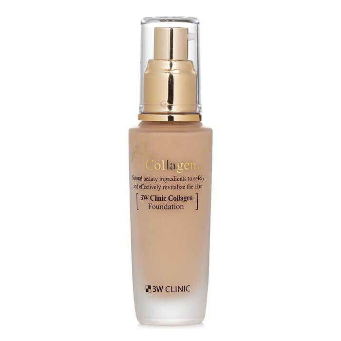 3W Clinic Collagen Foundation - # 21 (Transparent Beige) 50ml/1.67oz