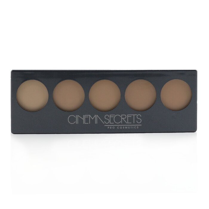 Cinema Secrets Ultimate Foundation 5 In 1 Pro Palette - # 500A Series (Light To Medium Pink Beige Undertones) 12.5g/0.44oz