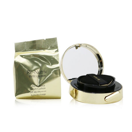 Estee Lauder Re Nutriv Ultra Radiance Serum Cushion SPF 40 with Extra Refill - # 1W0 Warm Porcelain 2x14g/0.49oz