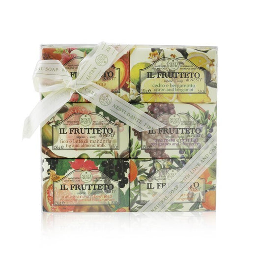 Nesti Dante Il Frutteto Soap Gift Set (#Peach & Lemon, #Citron & Bergamot, #Fig & Almond Milk, #Red Grapes & Blueberry, #Pomegranate & Blackcurrant, #Olive Oil & Tangerine 6x150g/5.3oz