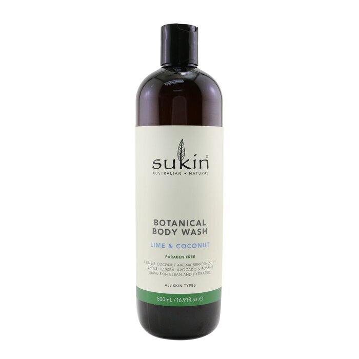 Sukin Botanical Body Wash - Lime & Coconut (All Skin Types) 500ml/16.9oz