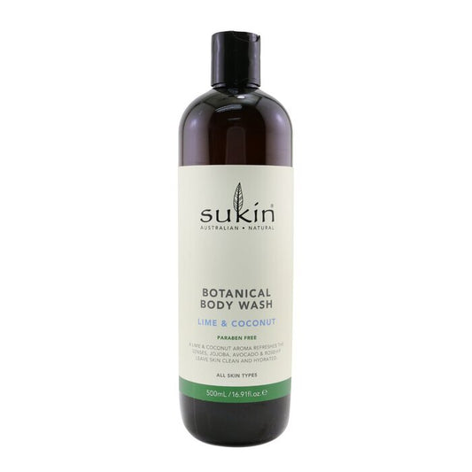 Sukin Botanical Body Wash - Lime & Coconut (All Skin Types) 500ml/16.9oz