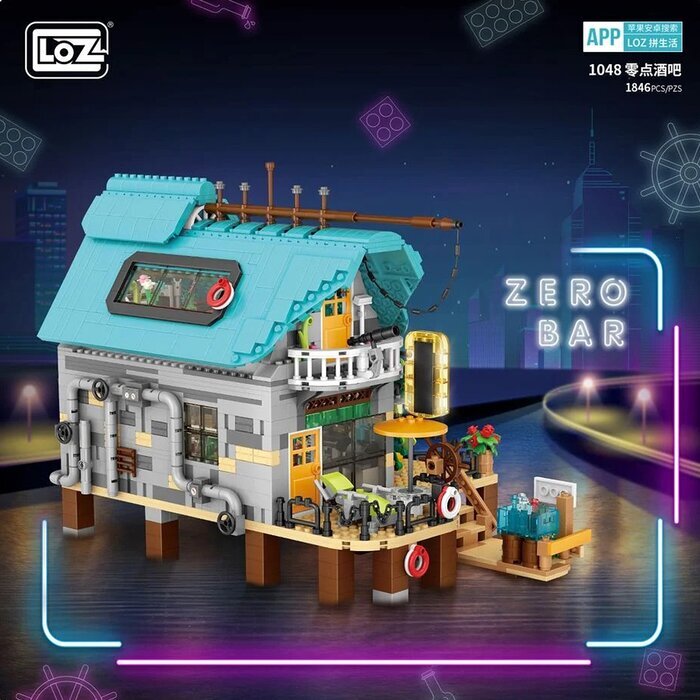 LOZ Mini Blocks - Zero Bar Building Bricks Set 40 x 28 x 9.5cm