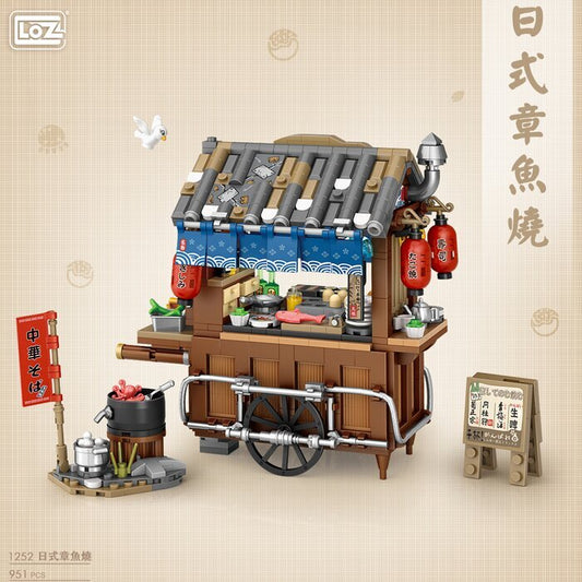 LOZ Street Series - Japanese Takoyaki Building Bricks Set 20 x 15 x 8cm