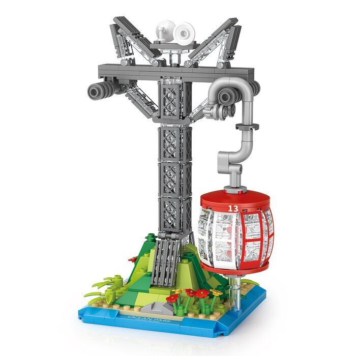 LOZ Creator - Ocean Park Cable Car Building Bricks Set 20 x 15 x 8cm