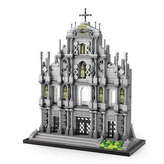 LOZ Creator -  Macau Ruins of St. Paul's Building Bricks Set 40x 28 x 6cm