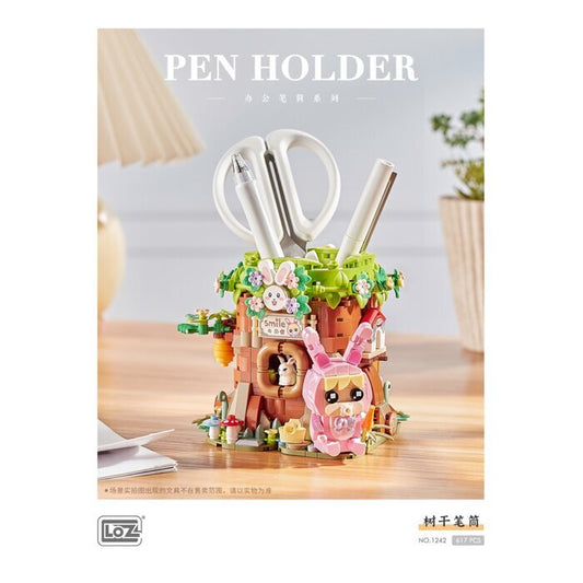 LOZ Mini Blocks - Trunk Pen Holder Building Bricks Set 20 x 15 x 8cm