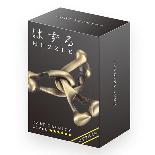 Broadway Toys Hanayama | Trinity Hanayama Metal Brainteaser Puzzle Mensa Rated Level 6 75*119*45 mm