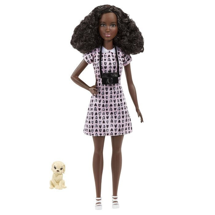 Career Doll Asst Barbie Photographer Doll 5x11x32cm