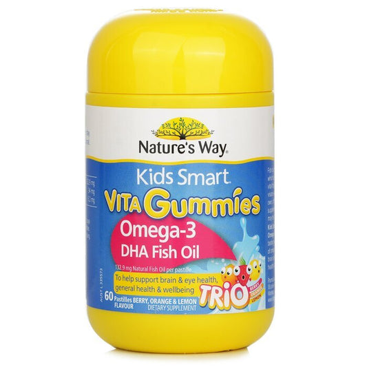 Nature's Way Kids Smart Vita Gummies Omega-3 DHA Fish Oil - 60 Gummies [Parallel Import] 60 Gummies