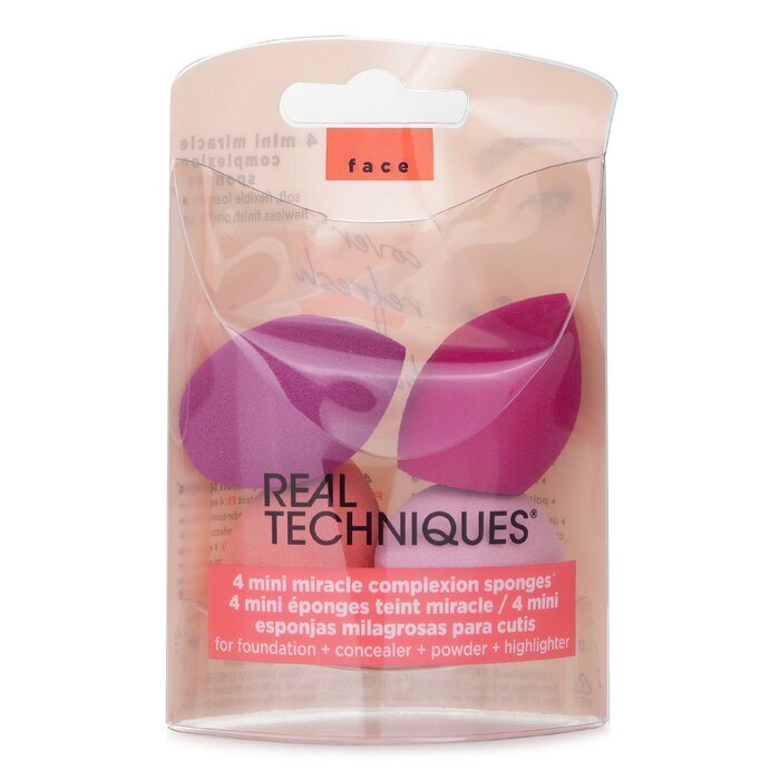 Real Techniques 4 Miracle Mini Complexion Sponges set